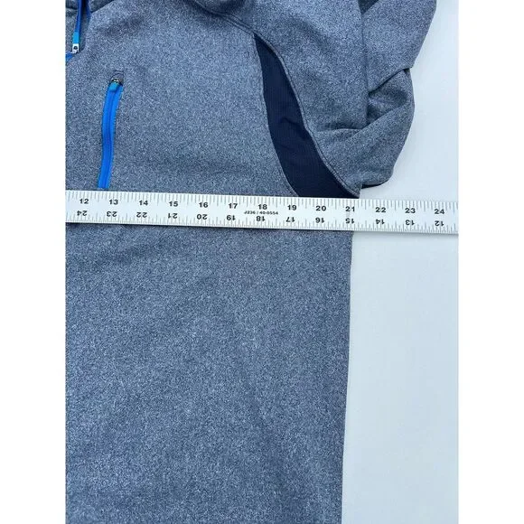 Air Jordan 1/4 Zip Running Pullover Dri Fit With Sleeve Thumb Holes Size Large L - Picture 7 of 9